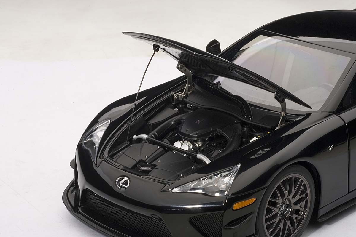 AUTOart 1:18 Scale Lexus LFA Nurburgring Package, Black. ezToys