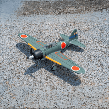 800mm Zero A6M3 V2 PNP RC Plane | 4-Channel Beginner | FMS Hobby