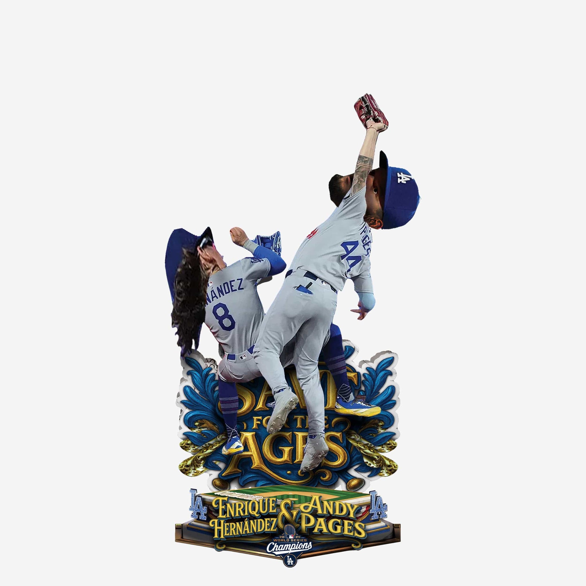 Andy Pages & Kike Hernandez Los Angeles Dodgers 2025 World Series