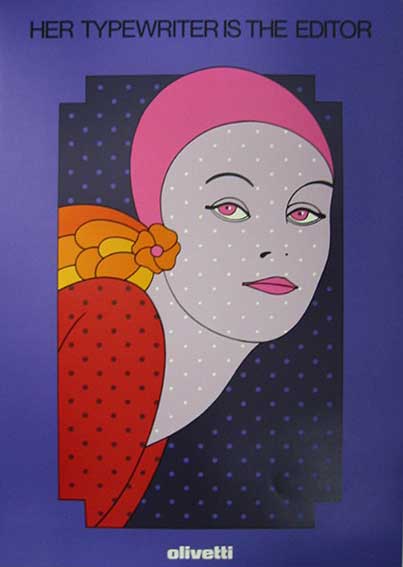 Olivetti girl A/ヴァルター・バルマー【Walter Ballmer】olivetti