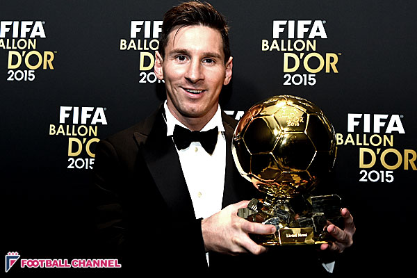 メッシ、史上最多5度目のバロンドール受賞！ 充実の2015年はバルサの5