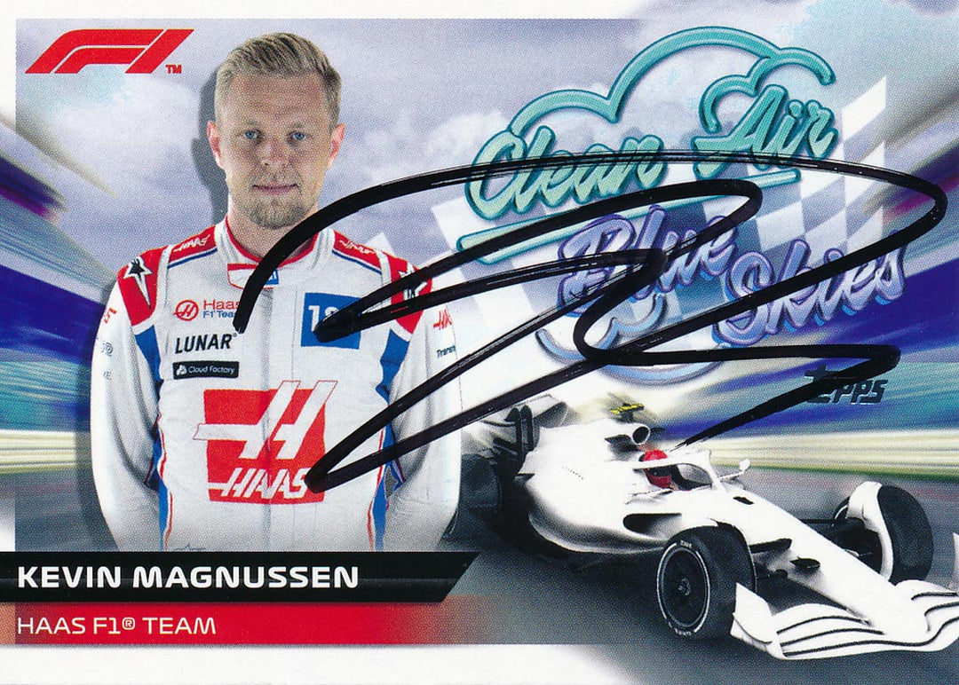 Kevin Magnussen Signed 2022 Topps Formula 1 Haas F1 Team #CABS-KM