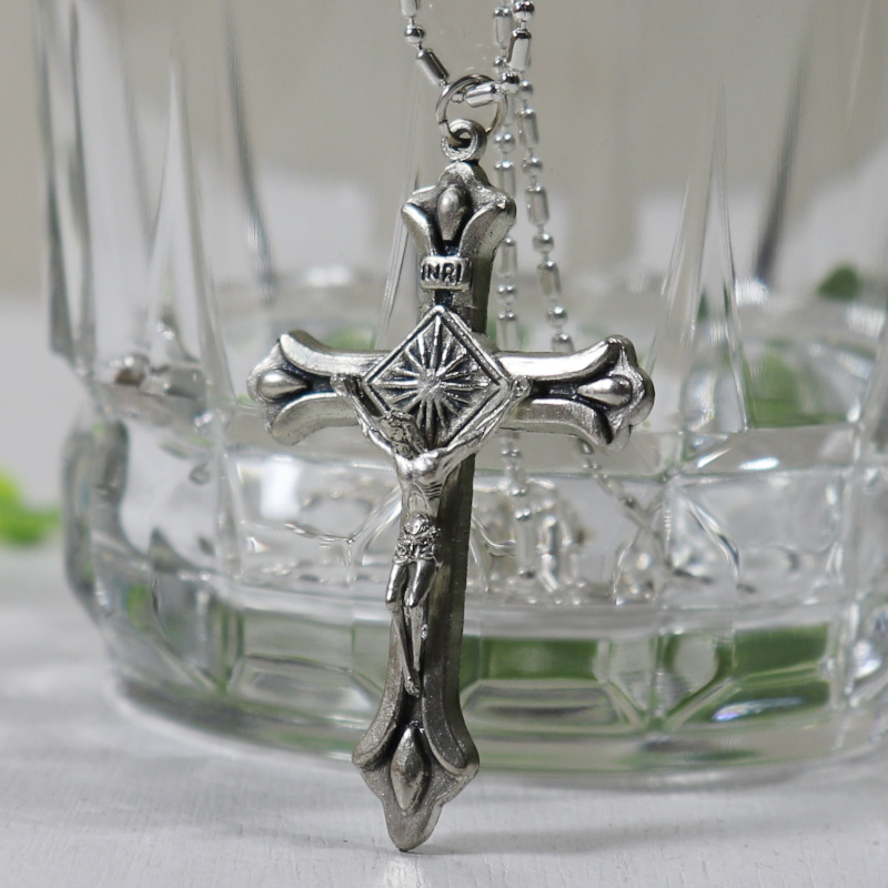 アンティークジュエリー｜イタリアヴィンテージカトリック磔刑のイエス