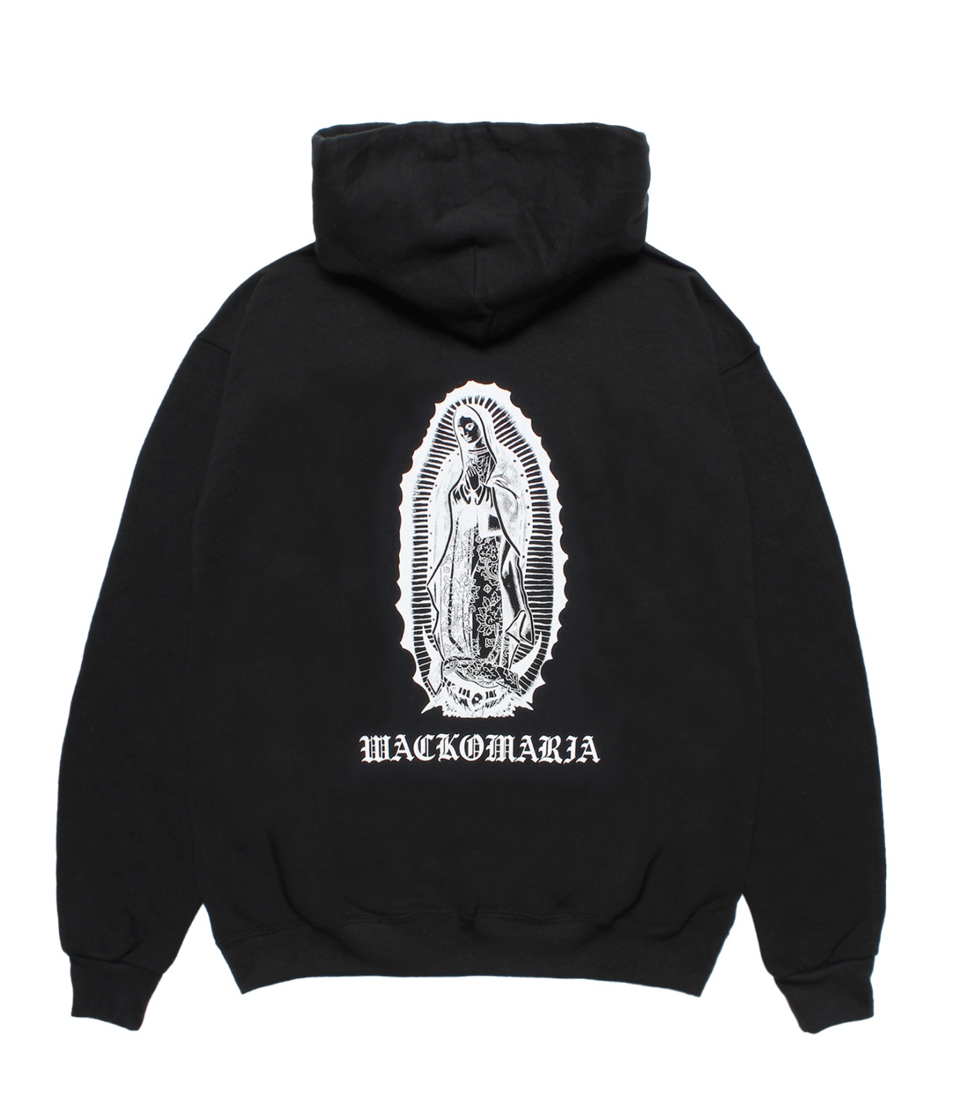 WACKO MARIA (PULLOVER HOODED SWEAT SHIRT TYPE-1) BLACK - FAMLEST