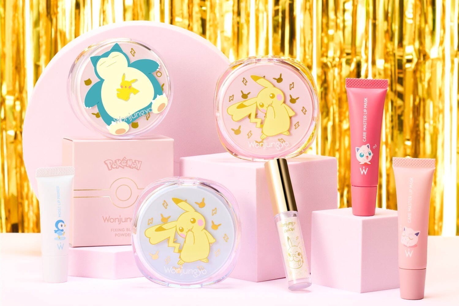 ウォンジョンヨ「ポケモン」25年春コスメ、ピカチュウのクッション