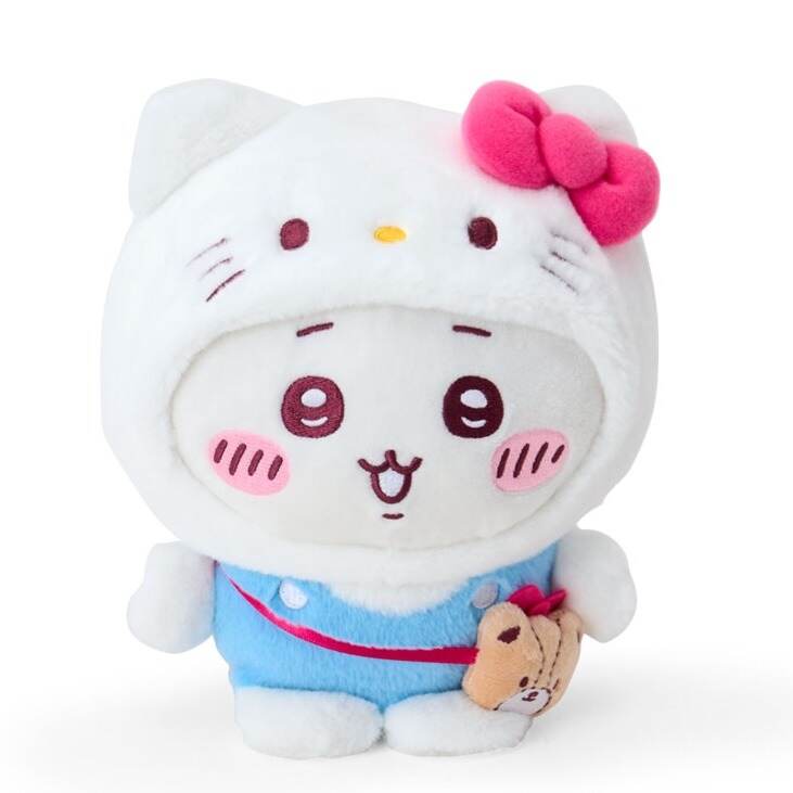 ちいかわ×サンリオキャラクターズ」ハチワレのシナモロール“なりきり