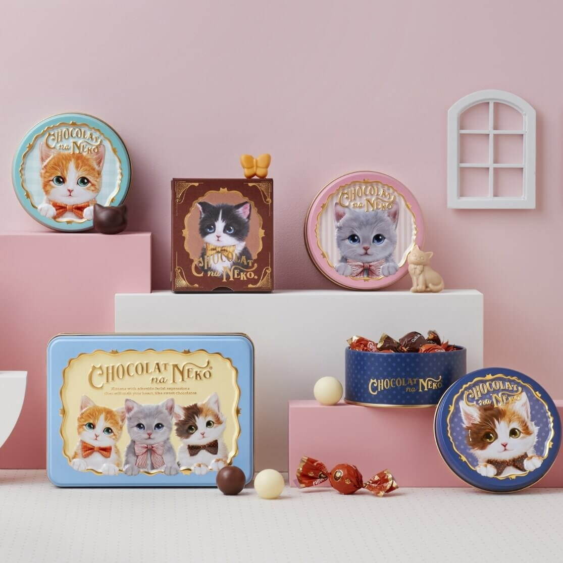 モロゾフ24年バレンタイン「ショコラな猫」“子ねこモチーフ