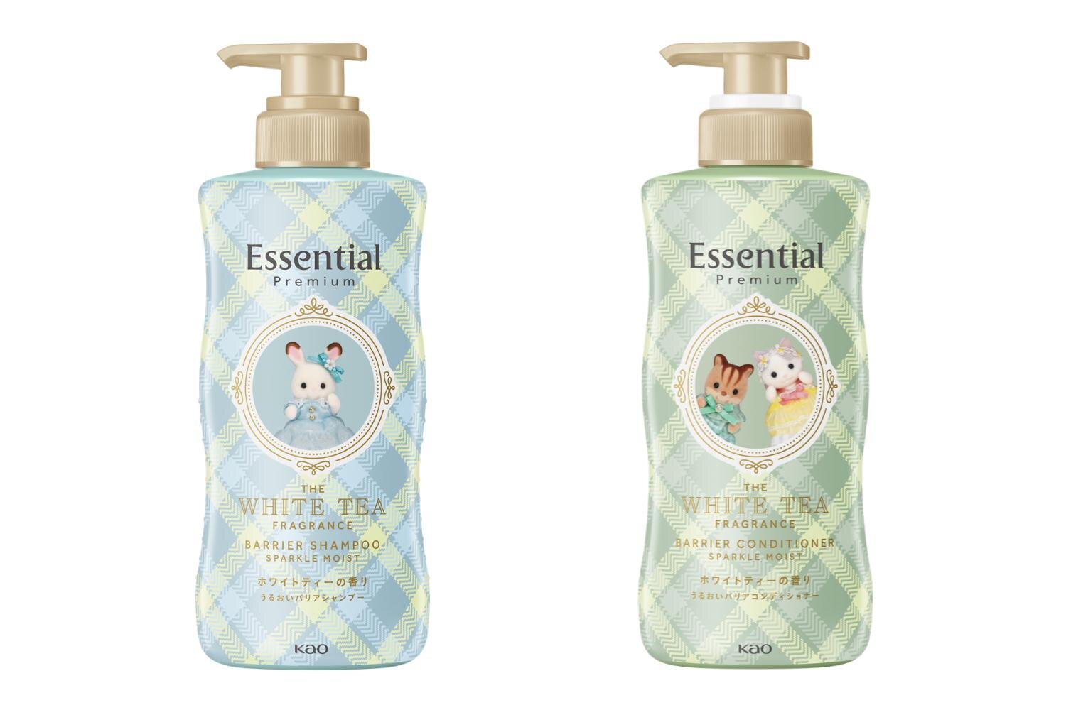 エッセンシャル「シルバニアファミリー」限定ヘアケア、気分安らぐ