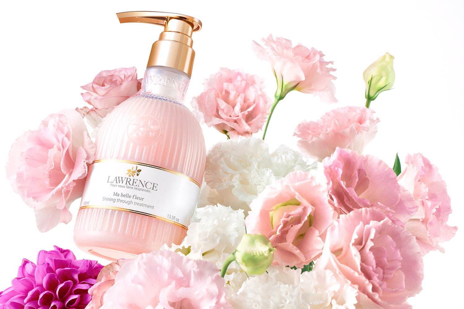 新コスメブランド「ロウレンス」23年春ヘアケア、“花香る”濃密泡
