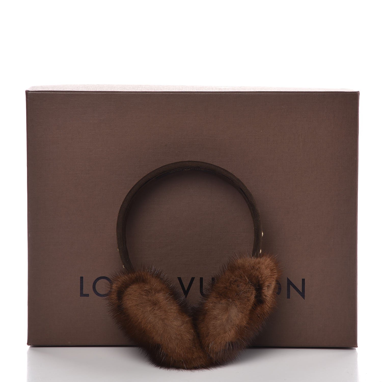 Louis Vuitton Mink Monogram Earmuffs Brown 303503 – FASHIONPHILE