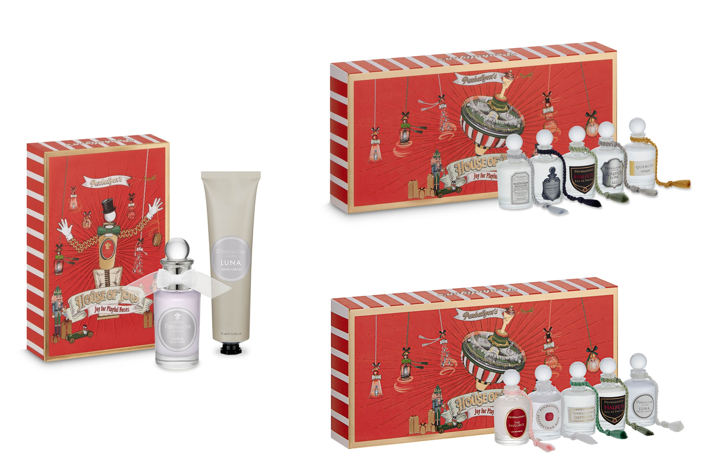 2023年クリスマスコフレ】ペンハリガン：おもちゃの家をテーマに彩った