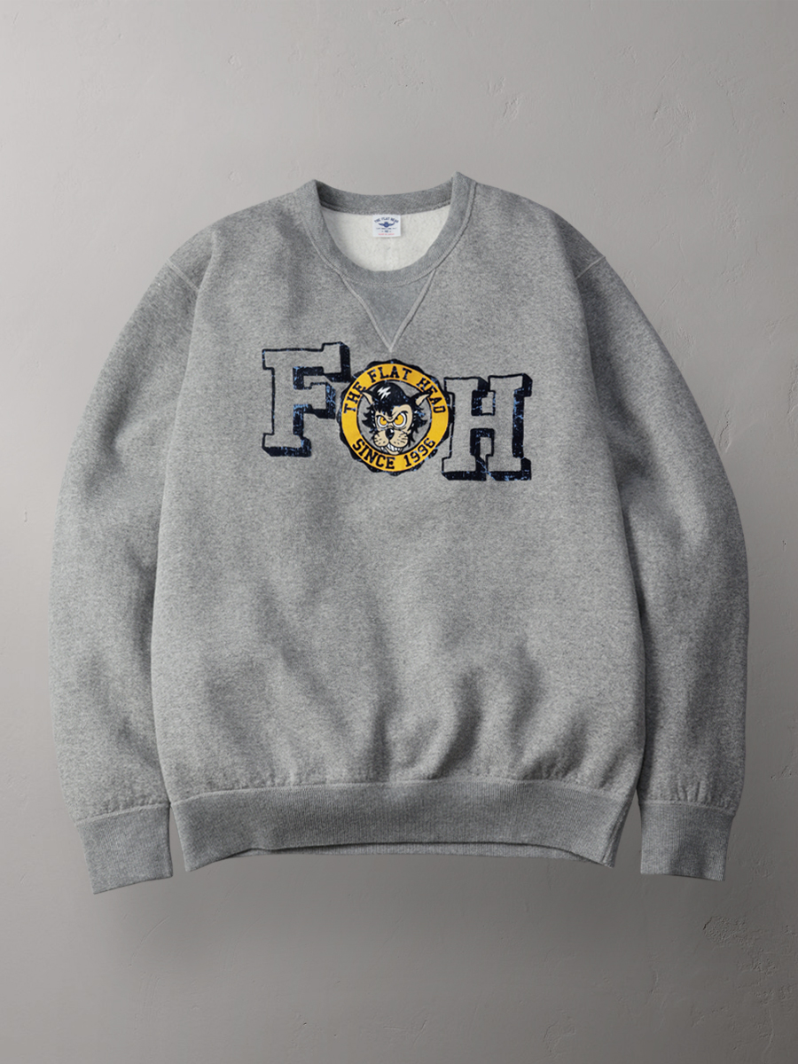 クルーネックスウェット 裏起毛 FN-SWC-218 | THE FLAT HEAD