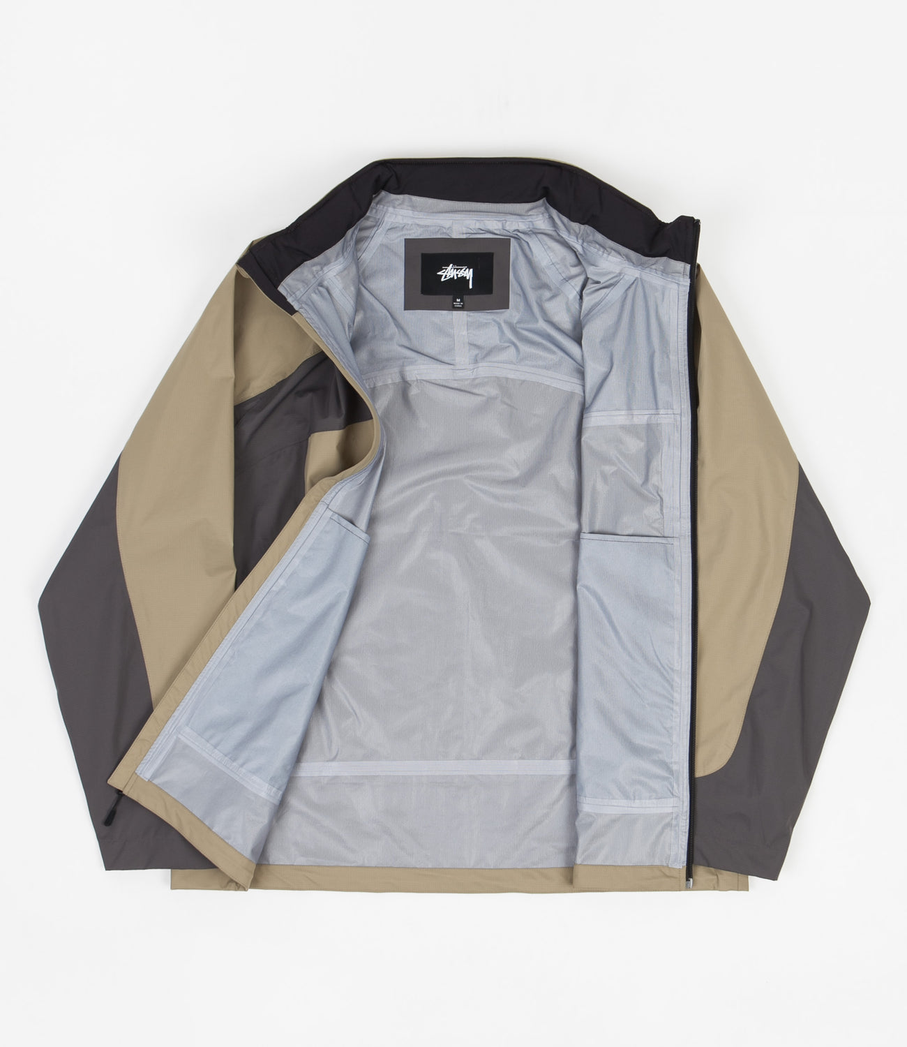 Stussy Taped Seam Rain Shell Jacket - Moss | Flatspot