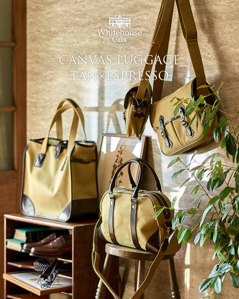 CANVAS LUGGAGE -TAN/ESPRESSO- | FRAME フレーム公式