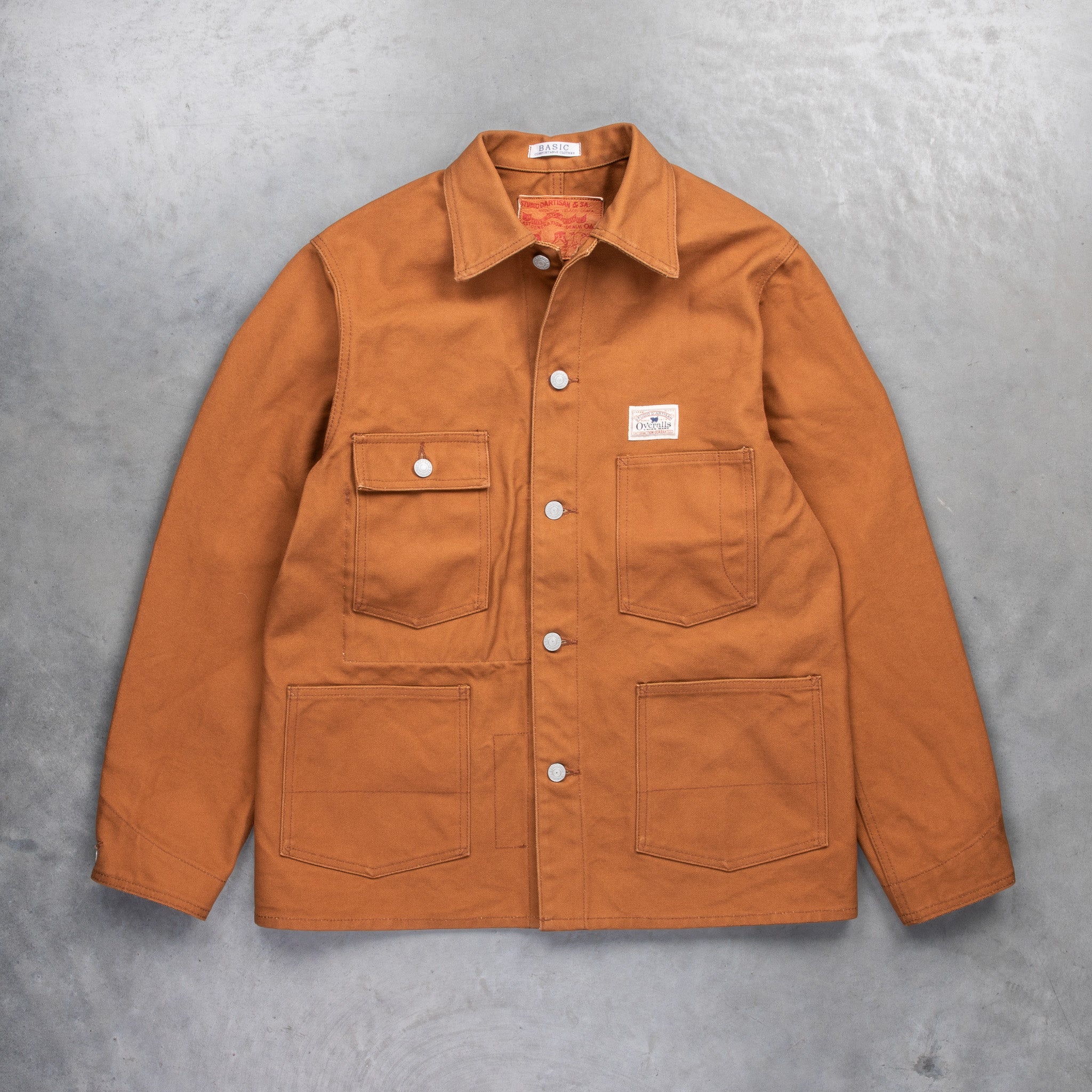 Studio D'Artisan Canvas Duck Jacket Brown – Frans Boone Store