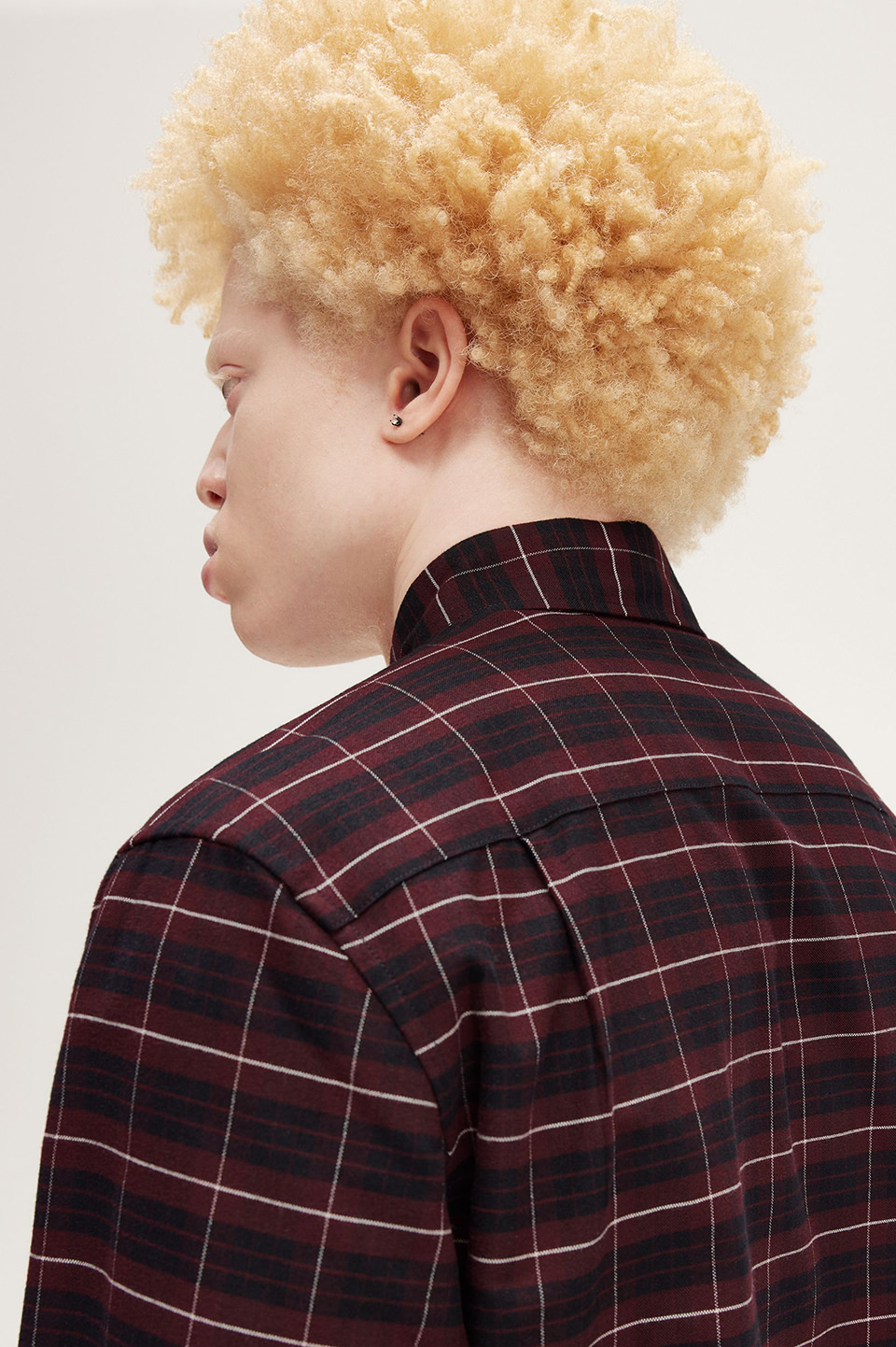 Brushed Oxford Tartan Shirt(S K22：OX BLOOD): | FRED PERRY JAPAN