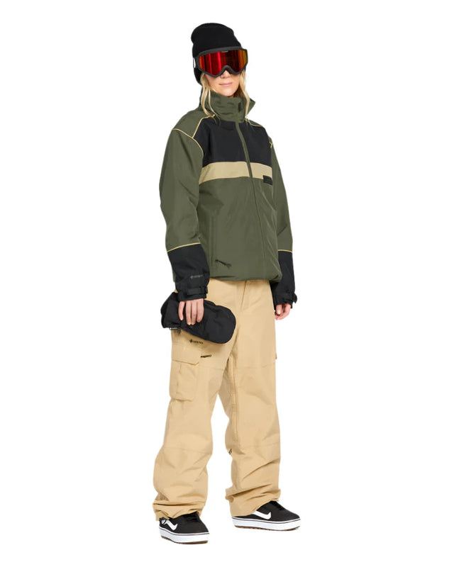 VOLCOM Women's DLM GORE-TEX Snowboard Jacket Ivy 2025 – Freeride