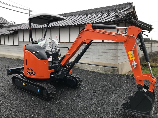 ◇◇新車納入実績 ミニショベルZX20U-5A◇富士岡山運搬機・岡山・津山