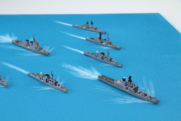1/3000 軍艦35 海上自衛隊第2護衛隊群(1998年)｜1/3000 集める軍艦
