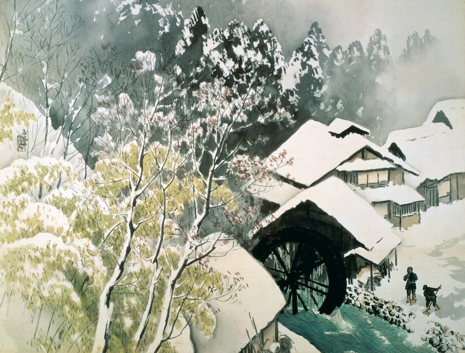 朝雪（雪） | 川合玉堂 | 収蔵品詳細 | 作品を知る | 東京富士美術館