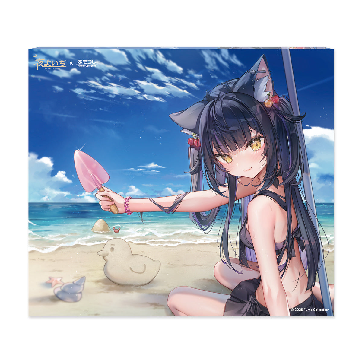 ふもコレSeasons × 夜よいち LEDスタンド付きアクリルブロック 25夏