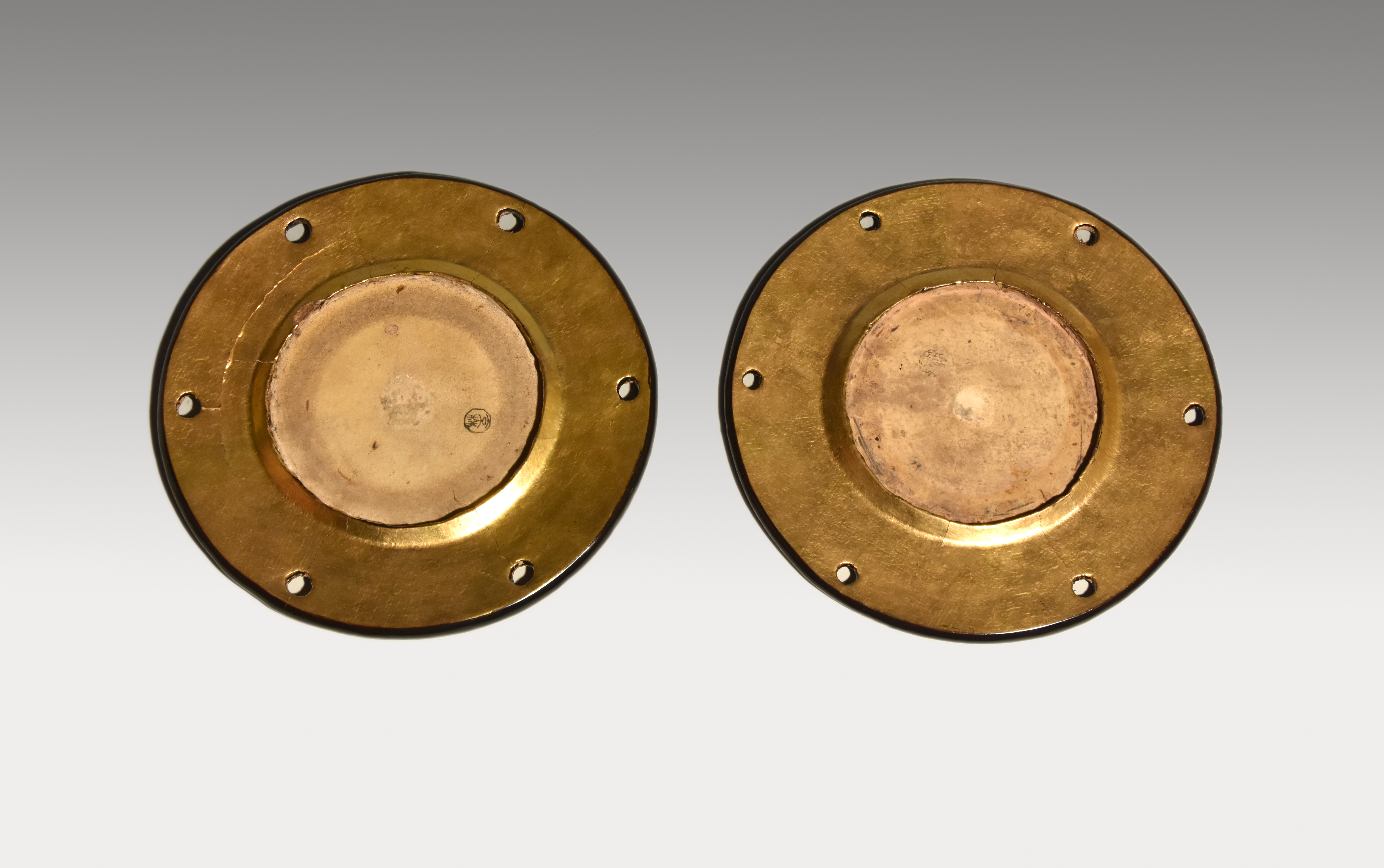 小鼓胴と皮一組 鳳凰に桐蒔絵胴 江戸中期頃 | 古美術ささき