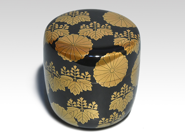 高台寺蒔絵棗 内梨地 山崖宗陽(作) 共箱 | 古美術ささき