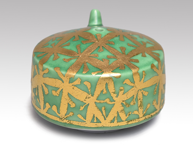 小野珀子（作）金襴手水滴 共箱 | 古美術ささき