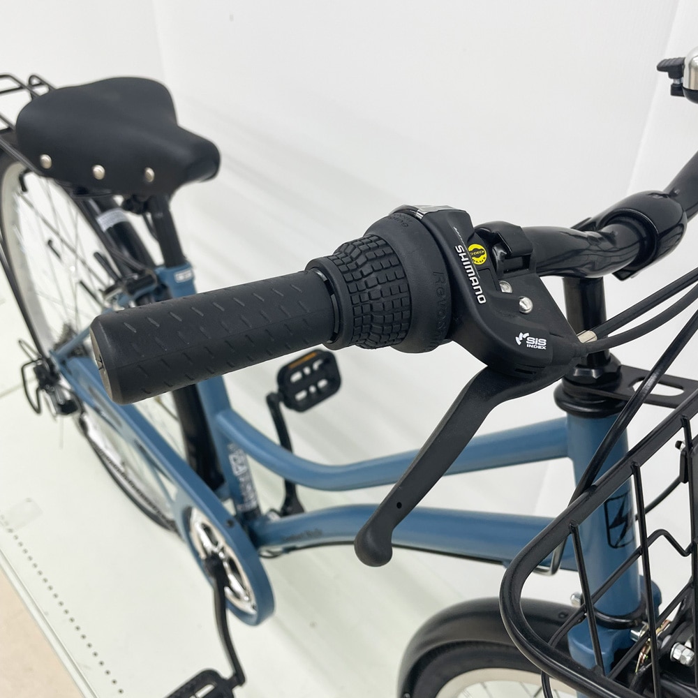27型シティサイクル 外装6段 ブルーグレー(ブルーグレー): カー