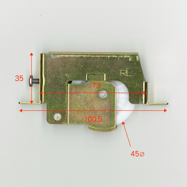 小池ガラス店 / ビル用戸車 戸車径:45mm LC-93