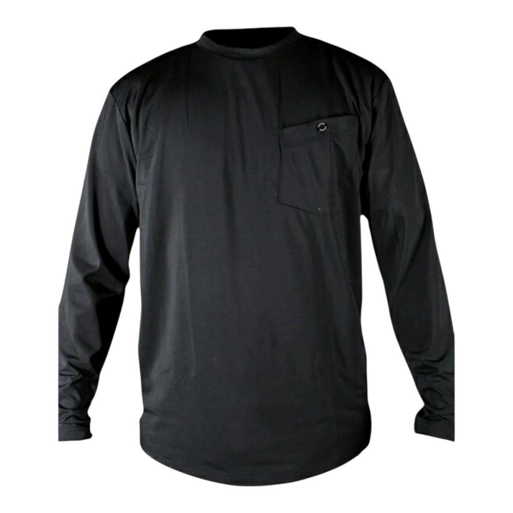 ボクエア 長袖Tシャツ クルーネック 黒 L 3106 の通販