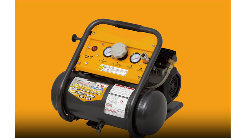RETZLINK アルミタンク静音コンプレッサー 8L RZ