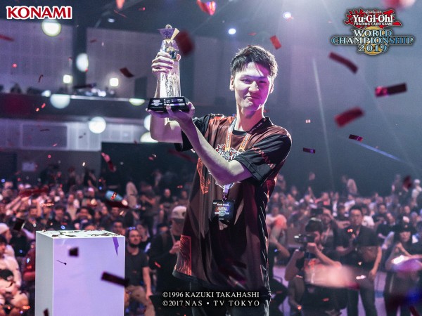 KOUKI KOSAKA CROWNED CHAMPION OF THE Yu-Gi-Oh! WORLD CHAMPIONSHIP