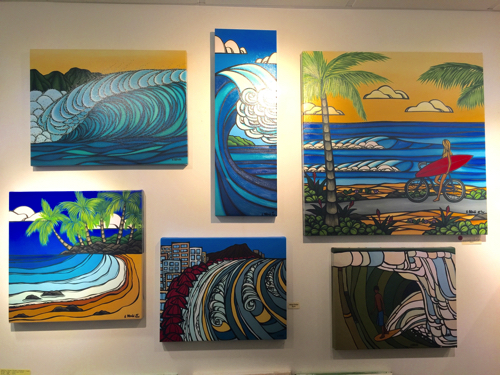 ハワイ好き、サーフィン好き必見☆ヘザーブラウンの作品ならGreenRoom