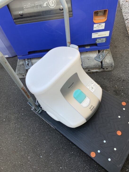 埼玉県富士見市】パナソニックのスチームフットスパ EH2862Pを出張にて