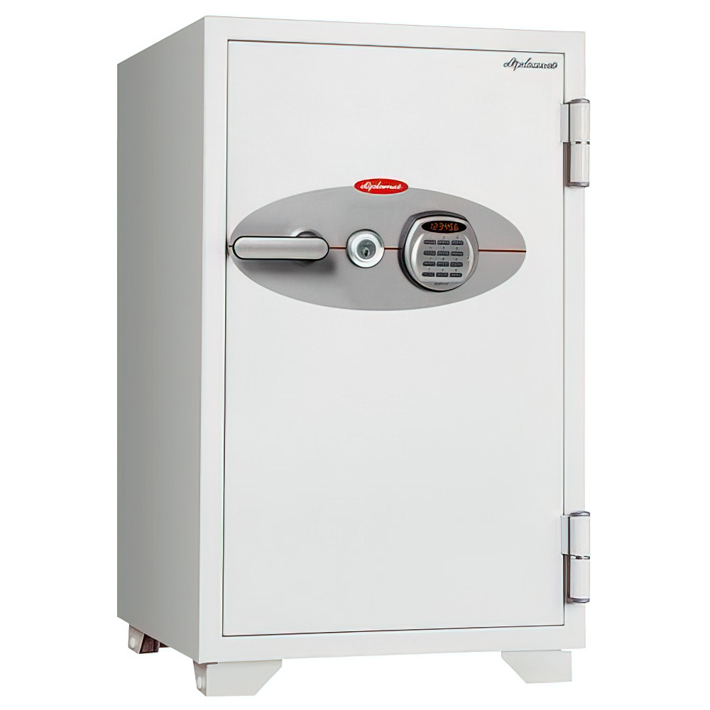 ダブルロック式 オフィス用耐火金庫 64L 幅500 奥行540 高さ695 中型