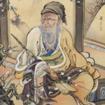 掛け軸 狩野芳崖 人物図 - 掛軸買取 古美術永澤