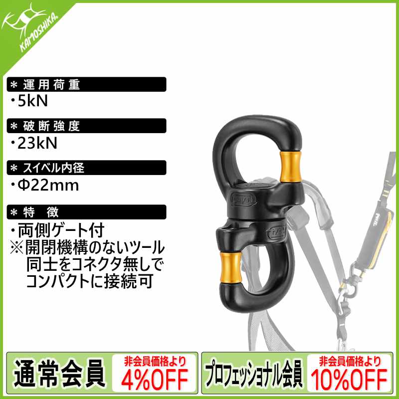 PETZL ペツル スイベル オープン (P58SO)