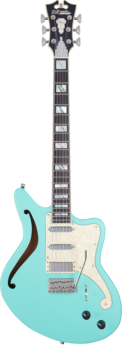 Deluxe Bedford® SH Limited Edition Matte Surf Green | D'Angelico