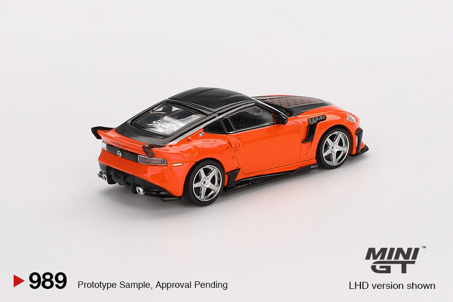 PRE-ORDER Nissan Z VeilSide FFZ400 – Orange (Mini GT) Diecast 1:64