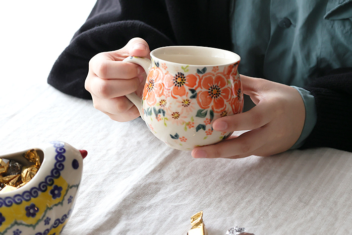 マグカップ（大）ポーリッシュポタリー(ポーランド食器)