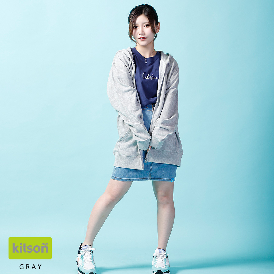 大竹ひとみ× Kitson me コラボZIPパーカー