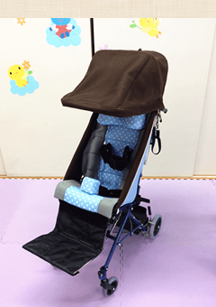 ◇きさく工房 ティルト式 バギー 車椅子 子供用 障害児用