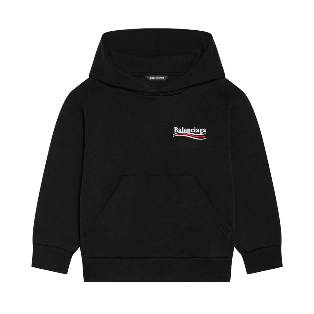 Black Logo Hoodie - kids atelier