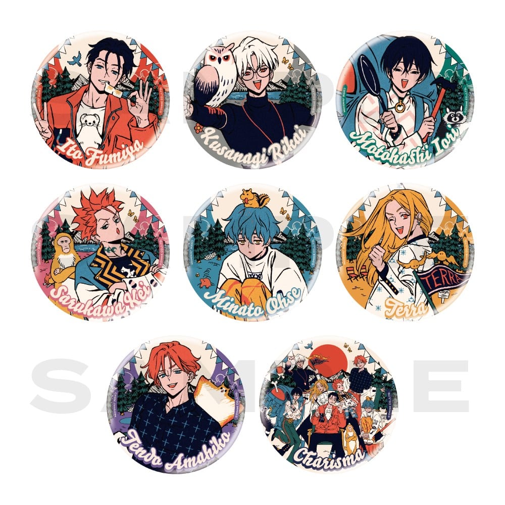 トレーディング缶バッジ カリスマジャンボリーver.(全8種) カリスマ