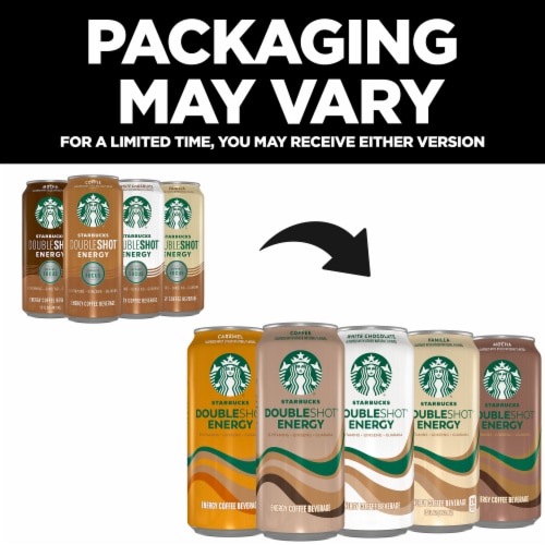 Starbucks® DoubleShot® Energy Mocha Iced Coffee Multipack Cans, 4