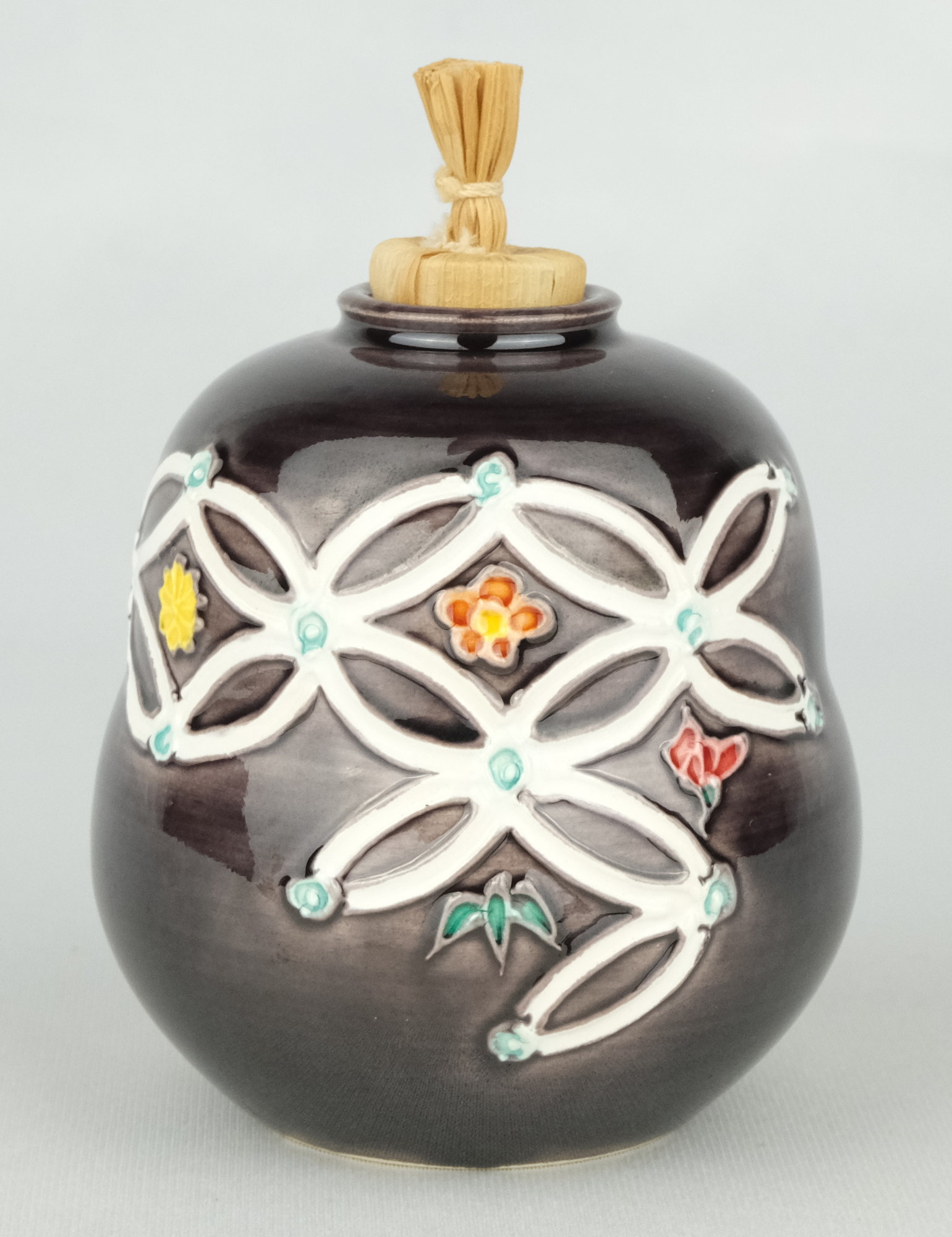 栗山園オンライン通販部 / 【出物】 紫交趾七宝四君子三ツ揃 中村翠嵐