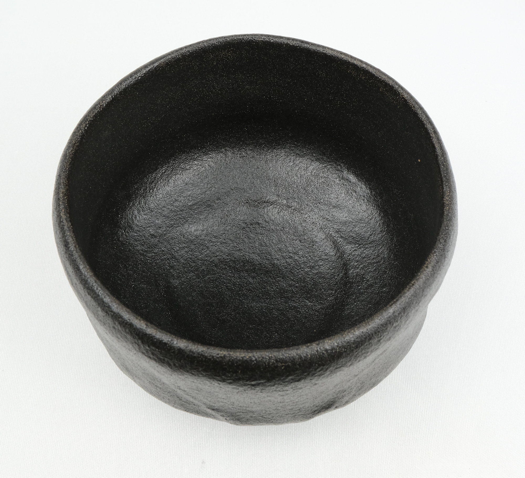 栗山園オンライン通販部 / 【出物】 那智黒茶碗 2代寒川栖豊 鵬雲斎書付
