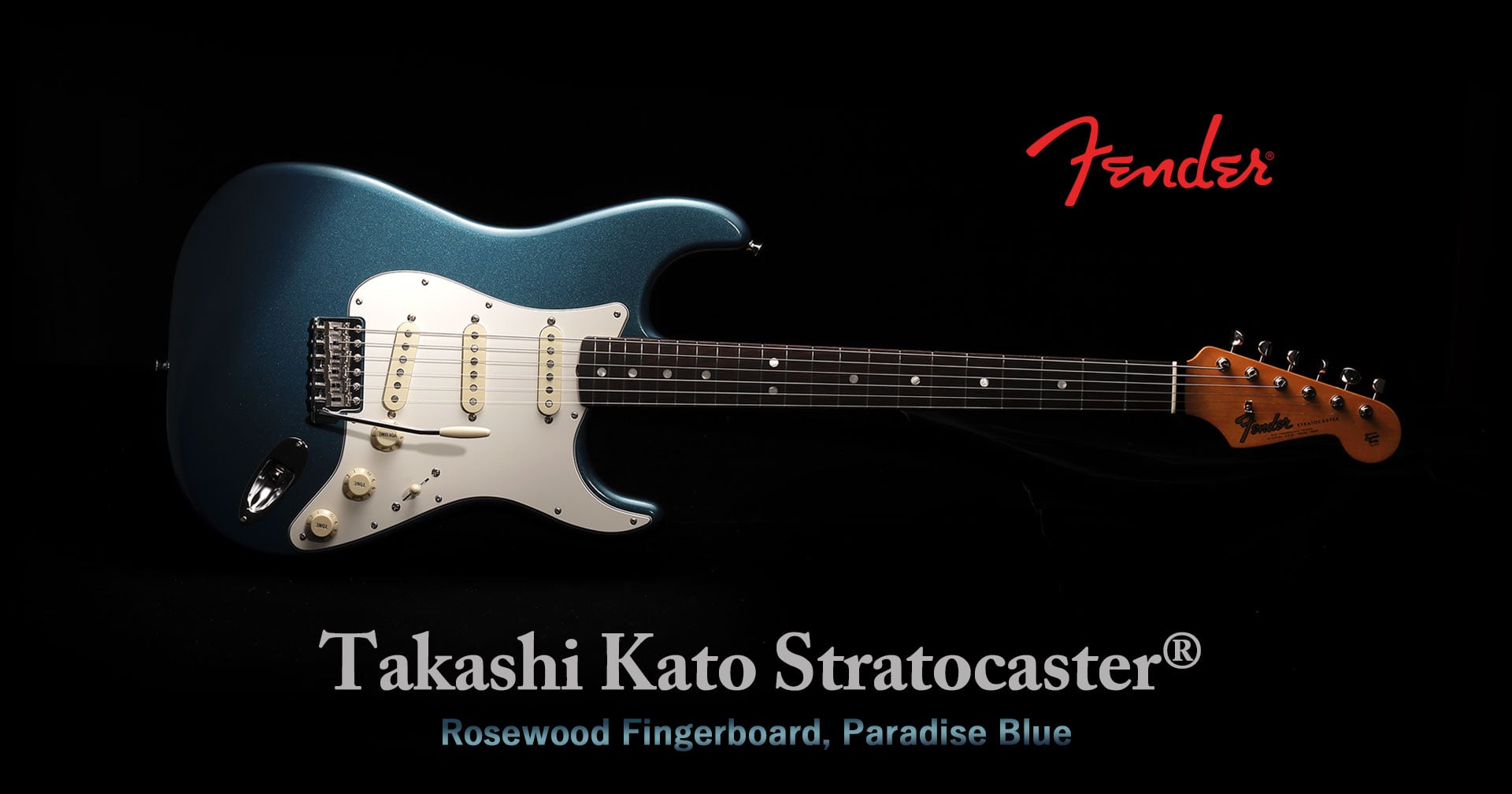 Fender Takashi kato Stratocaster® Rosewood Paradise Blue