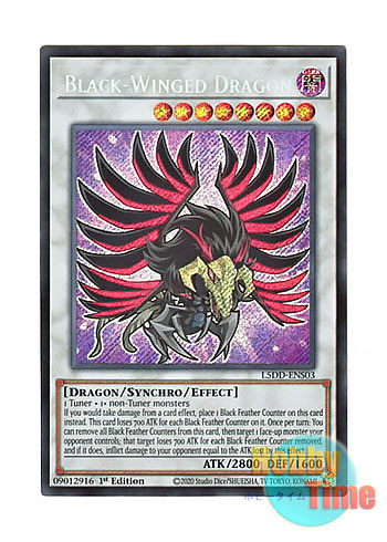 英語版 L5DD-ENS03 Black-Winged Dragon ブラックフェザー・ドラゴン